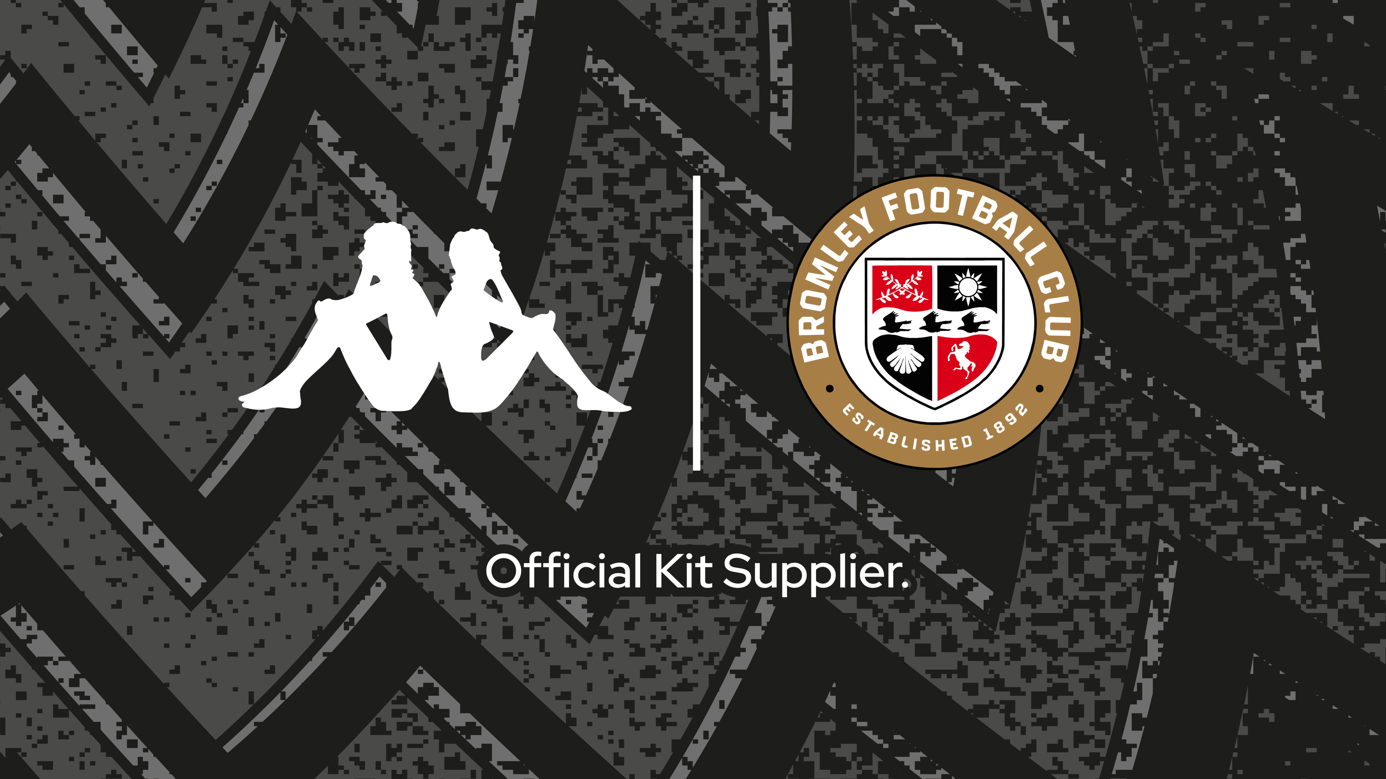 Kappa x Bromley FC Partnership with logos